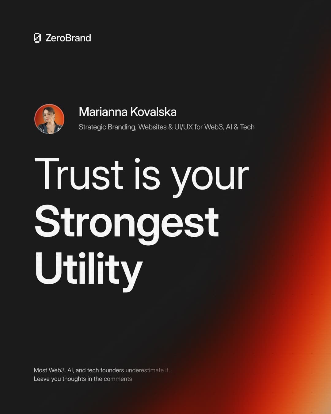 Trust is the real currency