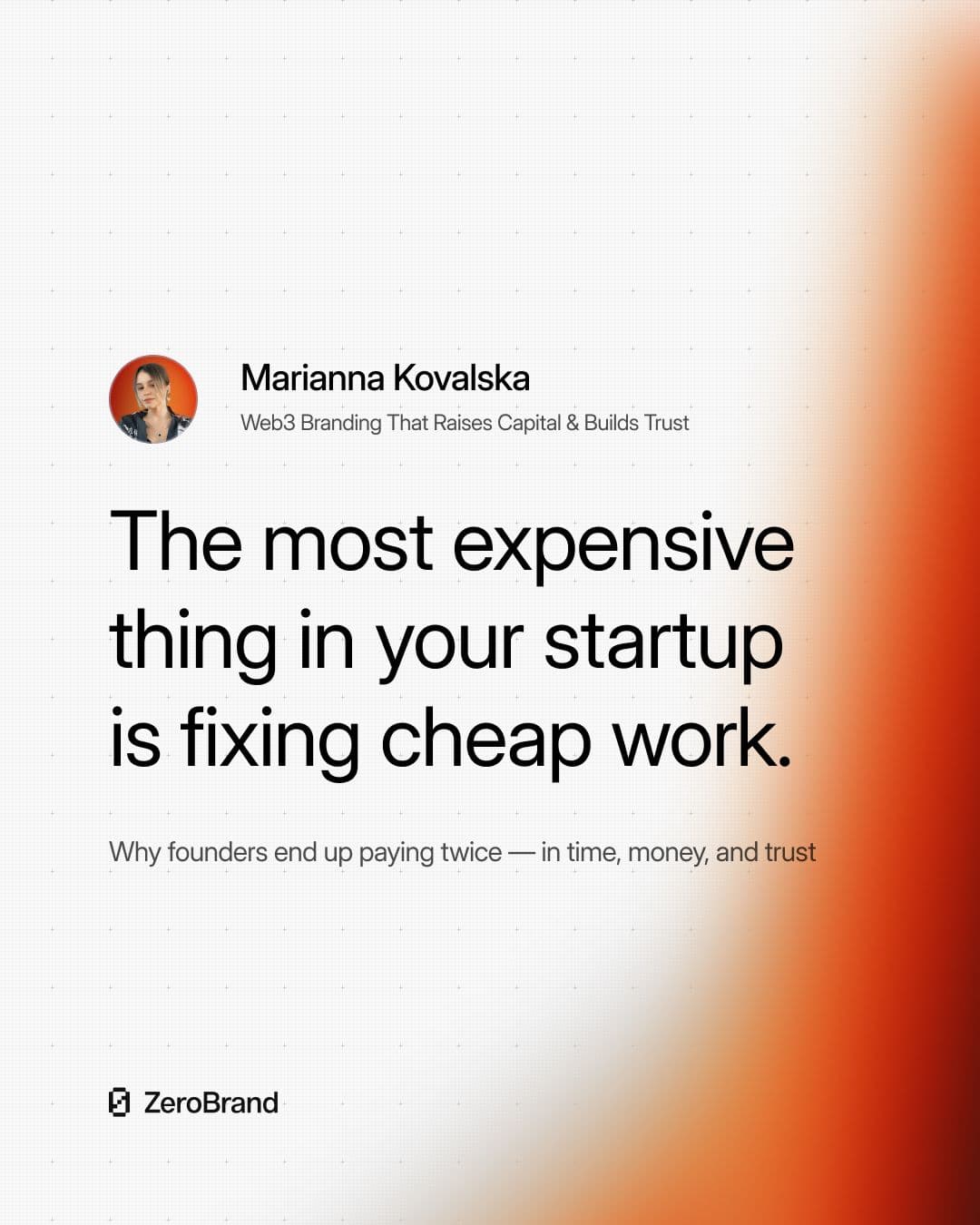 Why founders end up paying twice, in time, money, and trust