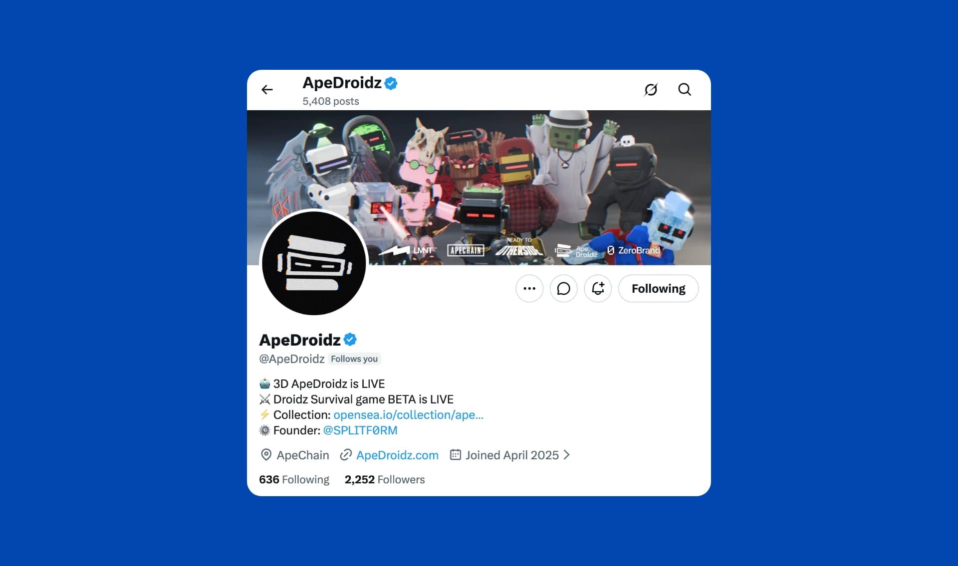 ApeDroidz case study visual 2