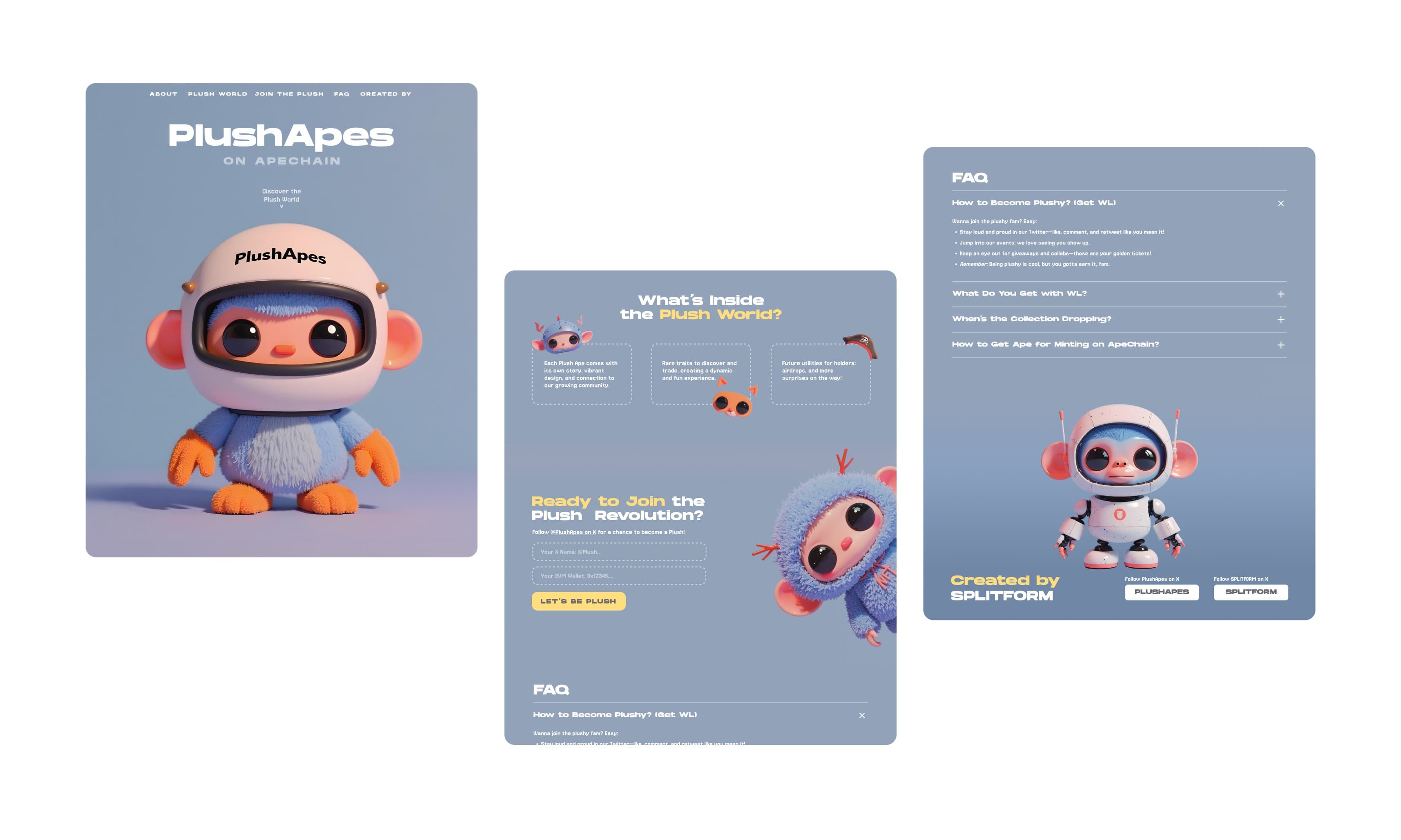 PlushApes — visual 1