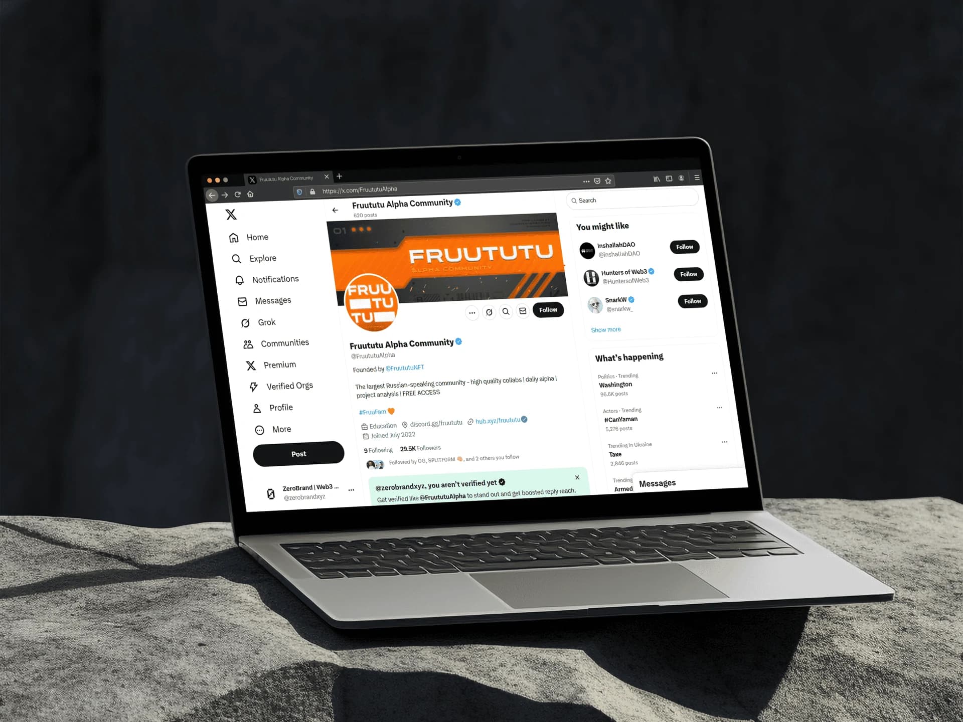 Fruututu Alpha Community — visual 1